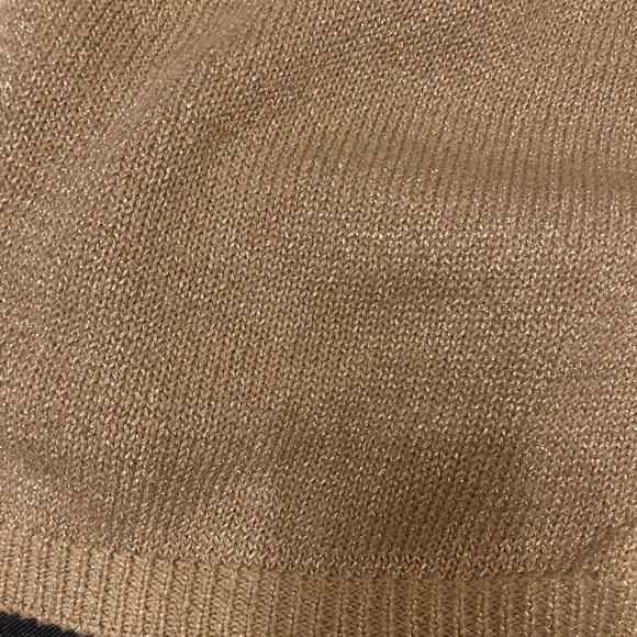 Vintage metallic gold cardigan M/L - Picture 6 of 6